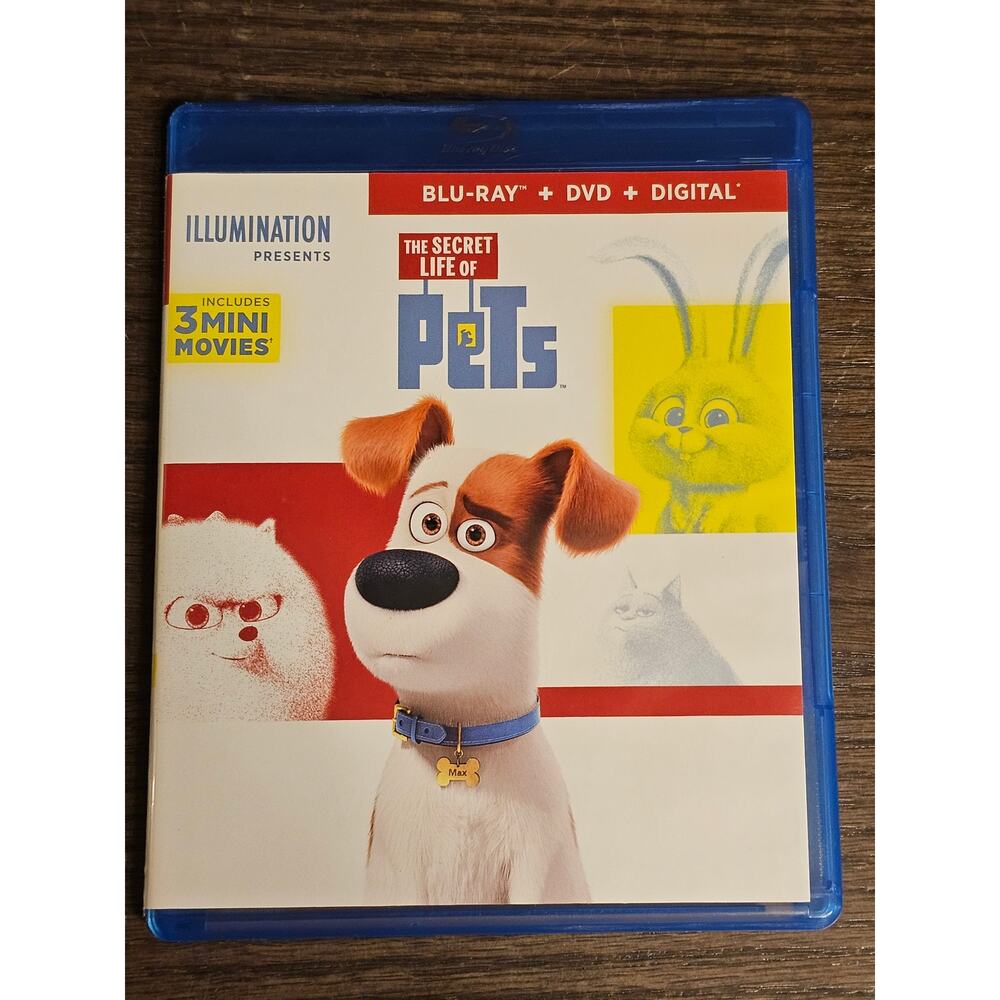 THE SECRET LIFE OF PETS Blu-ray DVD Digital EUC